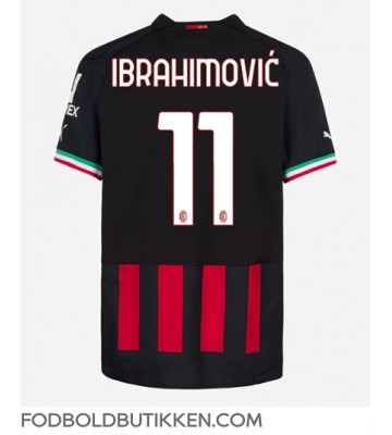 AC Milan Zlatan Ibrahimovic #11 Hjemmebanetrøje 2022-23 Kortærmet